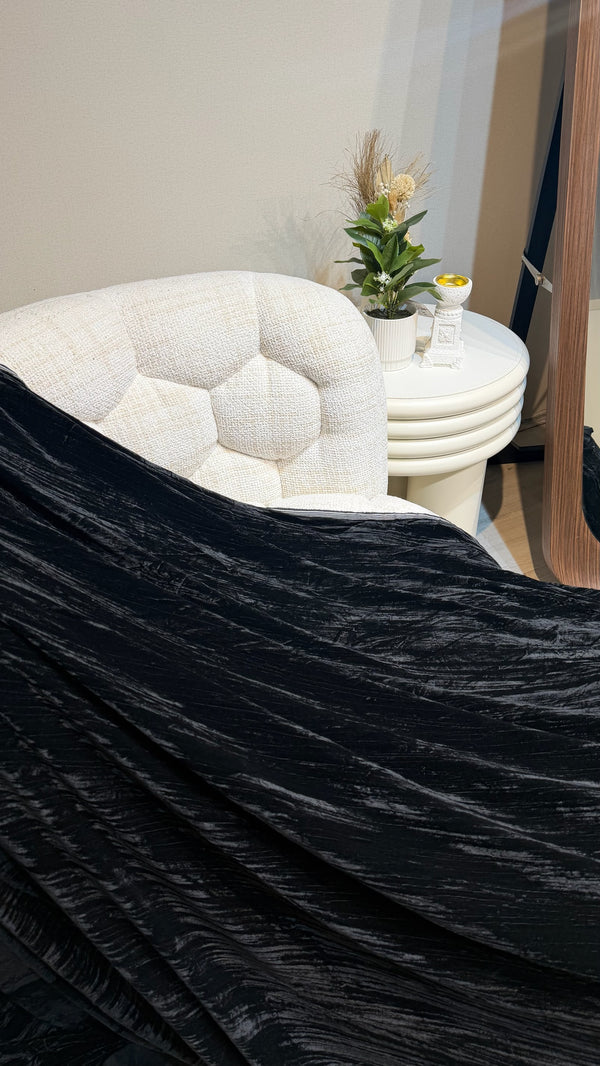 ππππππ ππππ pleated velvet Fabric (Series 2 - C4)