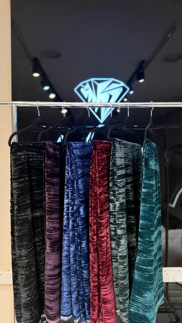 ππππππ ππππ pleated velvet Fabric (Series 2 - C6)